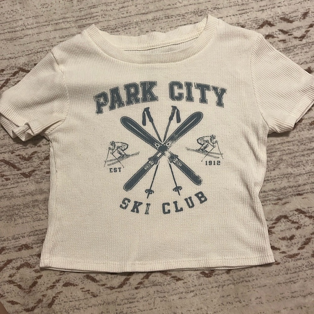 Cropped Babytee Park City Ski Club